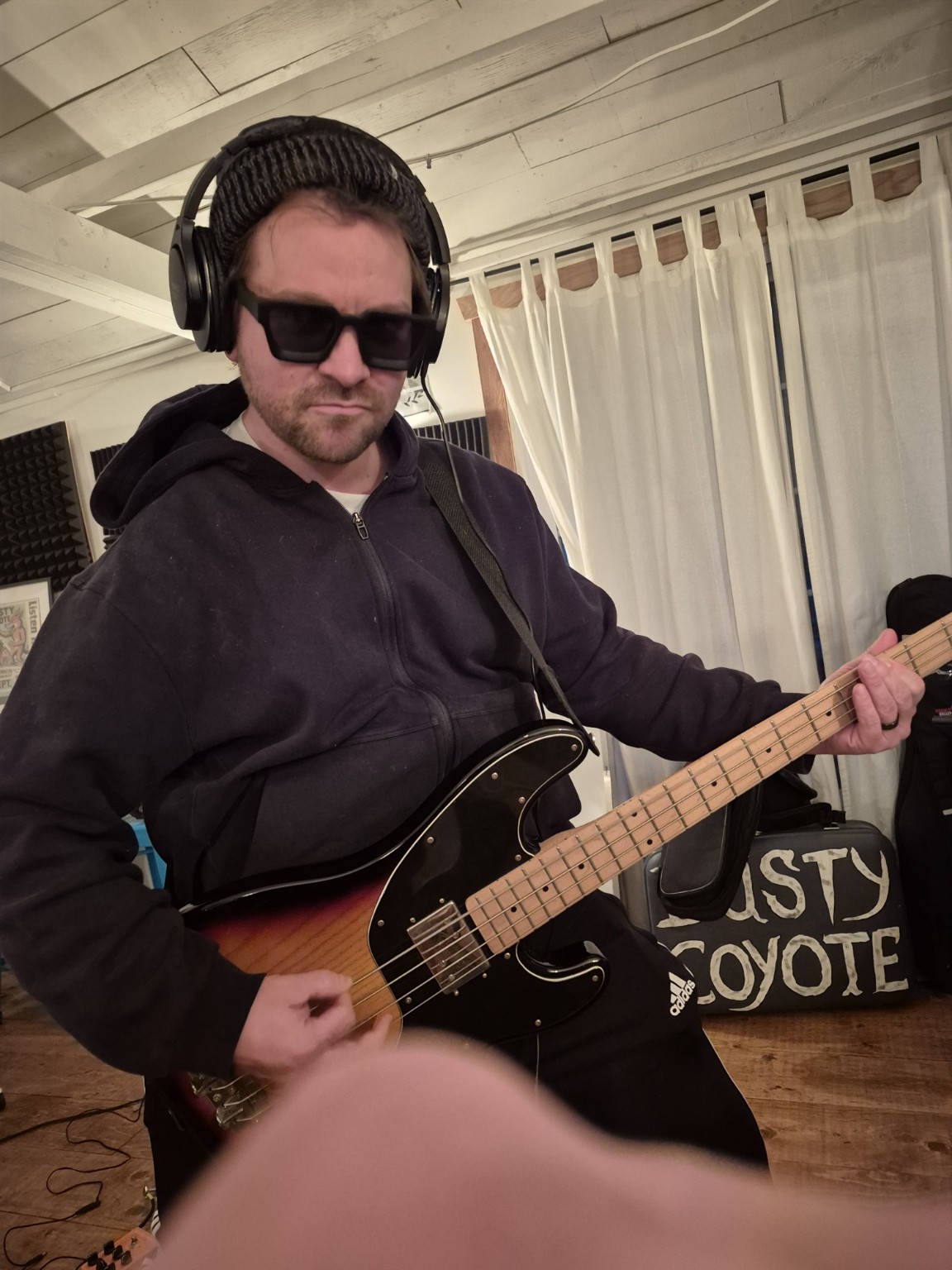 Dusty Coyote studio session